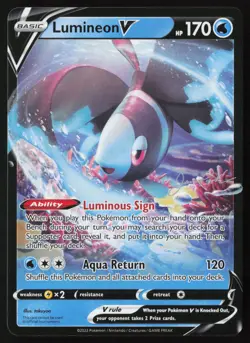 Pokemon Lumineon V Jesse Parker The Don 2024 World Championship Deck - NM - Image 1