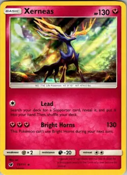 Xerneas 73/111 Crimson Invasion Pokemon Holo Near Mint - Image 1