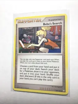 BEBE'S SEARCH - 109/123 - Mysterious Treasures - Pokemon Card - NM - Image 1