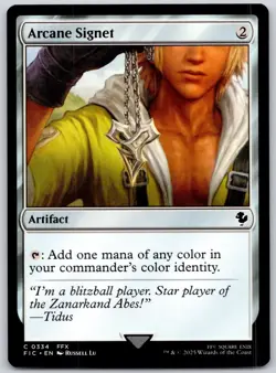 Arcane Signet () - Commander: FINAL FANTASY FIC- MTG - LP Magic - 334 C - Image 1