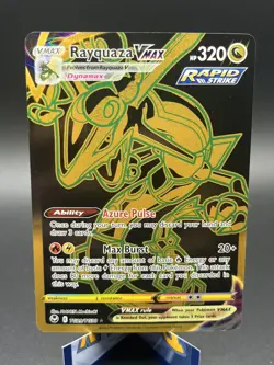 Pokemon TCG Rayquaza VMAX TG29/TG30 SWSH Silver Tempest Trainer Gallery NM - Image 1