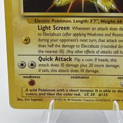 Wizards of the Coast Electabuzz The First Movie Promo 02/53 60 HP Regular - Image 4
