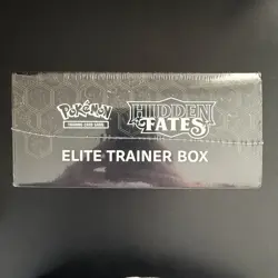 Pokemon TCG Hidden Fates Elite Trainer Box Sealed (See pics, small tear) - Image 4