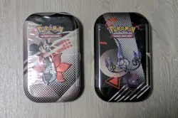 Sealed Black Bolt & White Flare Mini Tin Pokemon TCG Lot Of 2 Chandelure Zorua - Image 1