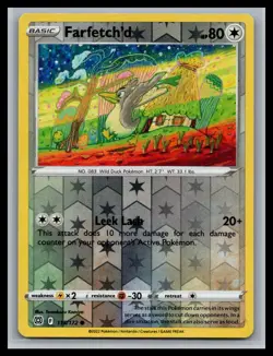 Farfetch'd 115/172 Common Brilliant Stars Pokemon Reverse Holo Near Mint - Image 1