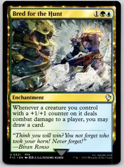 Bred for the Hunt - Commander: FINAL FANTASY FIC- MTG - LP Magic - 321 U - Image 1
