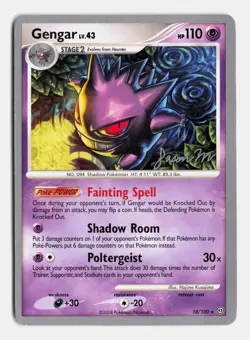 Gengar - 2009 (Jason Martinez) World Championship Decks #18/100 LP Pokemon TCG R - Image 1