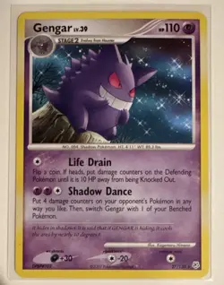 2007 Gengar 27/130 Diamond & Pearl Holo Rare - Image 1