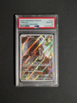 PSA 10 Torkoal 176/167 2024 Twighlight Masquerade | Illustration Rare | Pokemon - Image 1