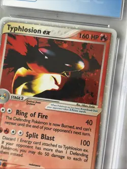 2003 Pokemon Sandstorm Typhlosion ex Holo #99/100 CGC 9 Mint Swirl 🌀 - Image 2
