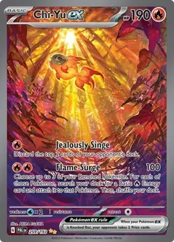 Chi-Yu ex (#259/193) - Holofoil SV - Paldea Evolved LP Pokemon - Image 1