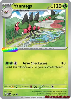 Yanmega - 187 (Cosmos Holo) [Pokemon SVP - 187] Holofoil - Image 1