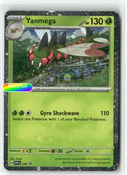 Yanmega - 187 (Cosmos Holo) [Pokemon SVP - 187] Holofoil - Image 2