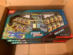 Pokemon Crown Zenith Sea and Sky Premium Collection Box x3 - Sealed - Image 1