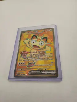 Pokemon TCG Meowth ex #107/88 Ultra Rare Full Art Holo 2026 Perfect Order NM - Image 1