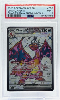 Pokemon Charizard ex Promo 056 Full Art PSA 9 Mint TCG - Image 1