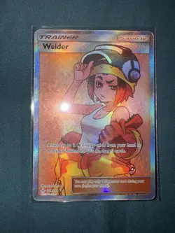 Pokemon TCG Welder Full Art 214/214 Sm-Unbroken Bonds Ultra Rare Holo - Image 1