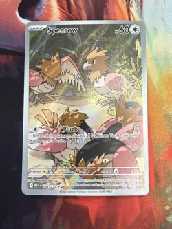 Pokemon TCG Spearow 151/132 S&V Mega Evolution Illustration Rare - Image 1