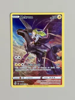 Zekrom TG05/TG30 Brilliant Stars Trainer Gallery Holo English with Miscut Corner - Image 1