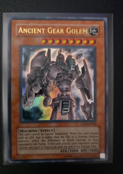 Yugioh Ancient Gear Golem TLM-EN006 Ultra Rare LP Fast Ship - Image 1