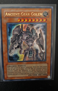 Yugioh Ancient Gear Golem TLM-EN006 Ultra Rare LP Fast Ship - Image 2