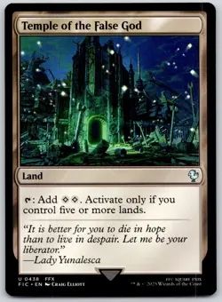 Temple of the False God - Commander: FINAL FANTASY FIC- MTG - LP Magic - 438 U - Image 1