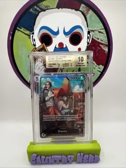 2025 One Piece Promos OP09-001 Shanks L Collectors Club Exclusive BGS 10 - Image 1