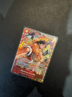 One Piece TCG Monkey D. Luffy SEC OP16-015 Alt - Image 1