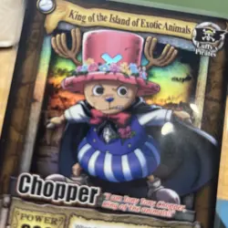 One Piece Passage to the Grand Line CCG Chopper C Foil King Of The Island CH081 - Image 2