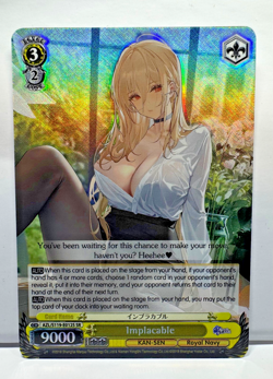 Weiss Schwarz Azur Lane vol.2 AZL/S119-E012S SR Implacable - Image 1