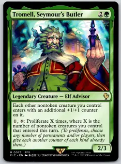 Tromell, Seymour's Butler - Commander: FINAL FANTASY FIC- MTG - LP Magic - 73 R - Image 1