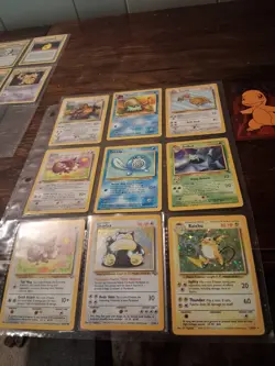 Vintage English Pokemon Card Holo Lot - Snorlax & Raichu Jungle Holos + Bulk - Image 4