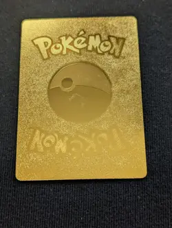 Mew GX HP230 Primordial Power Ancestral Voice GX Gold Foil Fan Art Pokemon Card - Image 2
