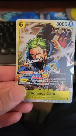 Roronoa Zoro ST29-014 SR ONE PIECE Tcg Card Game NM YELLOW - Image 1
