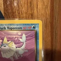 Dark Flareon 35/82 and Dark Vaporeon 45/82 1st Edition Pokemon Cards - Image 3