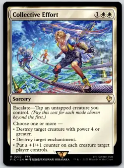 Collective Effort - Commander: FINAL FANTASY FIC- MTG - LP Magic - 237 R - Image 1