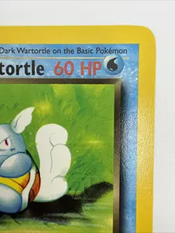 Dark Wartortle 46/82 Team Rocket Regular Vintage Pokemon Card - Image 4