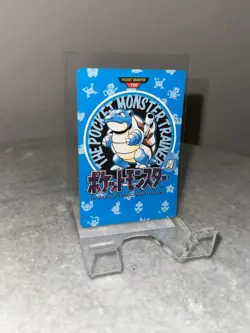 1996 Blastoise Carddass Bandai Pokemon Card Japanese Very Rare Great Condition - Image 3