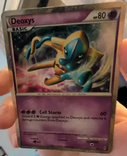 Pokemon TCG Deoxys SL1 Call of Legends Holo Card Shiny Finish MP/HP - Image 1