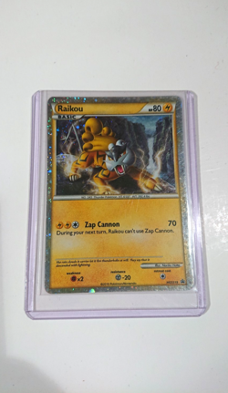 Raikou HGSS19 Holo Black Star Promo Pokemon Card - Image 1