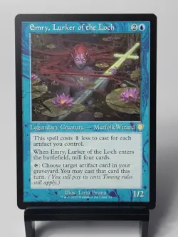 MTG - Commander: The Brothers' War - Emry, Lurker of the Loch - Retro Frame - Image 1
