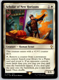 Scholar of New Horizons - Commander: FINAL FANTASY FIC- MTG - LP Magic - 252 R - Image 1