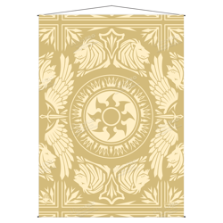 Ultra Pro Magic The Gathering Wall Scroll Mana 7Plains Home Collapsible Decor - Image 1