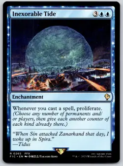 Inexorable Tide - Commander: FINAL FANTASY FIC- MTG - LP Magic - 265 R - Image 1