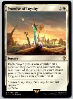 Promise of Loyalty - Commander: FINAL FANTASY FIC- MTG - LP Magic - 249 R - Image 1