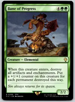 Bane of Progress - Commander: FINAL FANTASY FIC- MTG - LP Magic - 299 R - Image 1