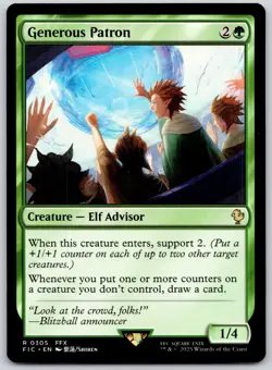 Generous Patron - Commander: FINAL FANTASY FIC- MTG - LP Magic - 305 R - Image 1