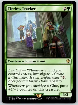 Tireless Tracker - Commander: FINAL FANTASY FIC- MTG - LP Magic - 316 R - Image 1