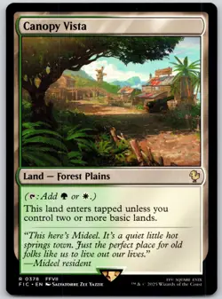 Canopy Vista - Commander: FINAL FANTASY FIC- MTG - LP Magic - 378 R - Image 1