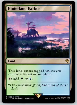 Hinterland Harbor - Commander: FINAL FANTASY FIC- MTG - LP Magic - 403 R - Image 1